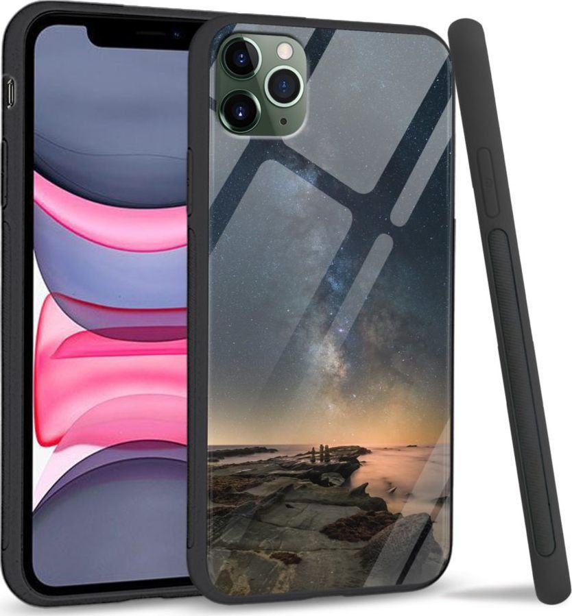 Super Fashion Etui na telefon Apple Iphone 11 Premium Case Stary night rocks 1