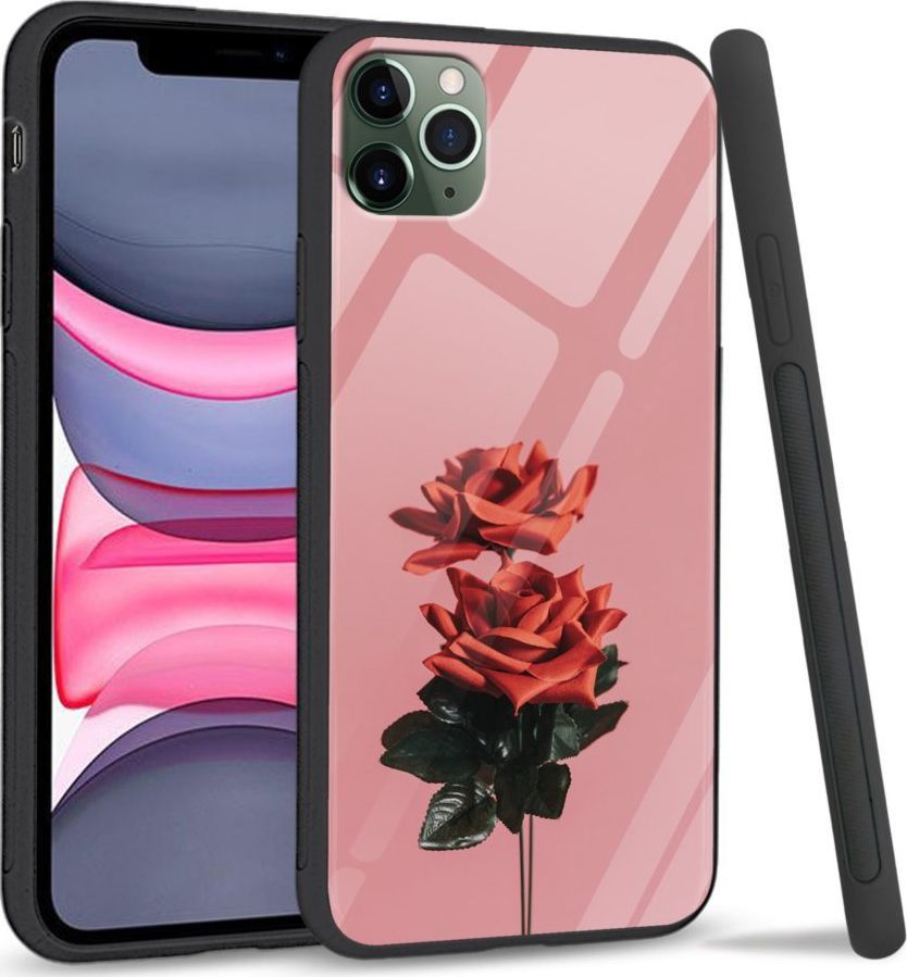 Super Fashion Etui na telefon Apple Iphone 11 Premium Case Rose love 1