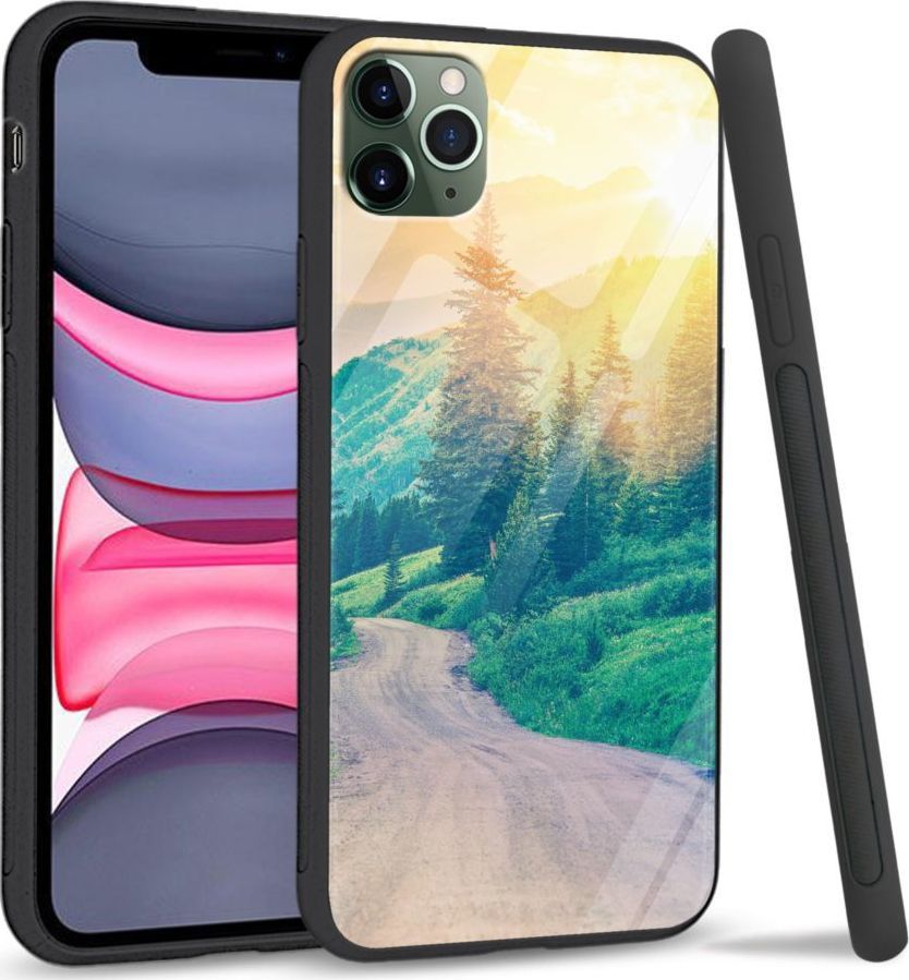 Super Fashion Etui na telefon Apple Iphone 11 Premium Case Village roads 1