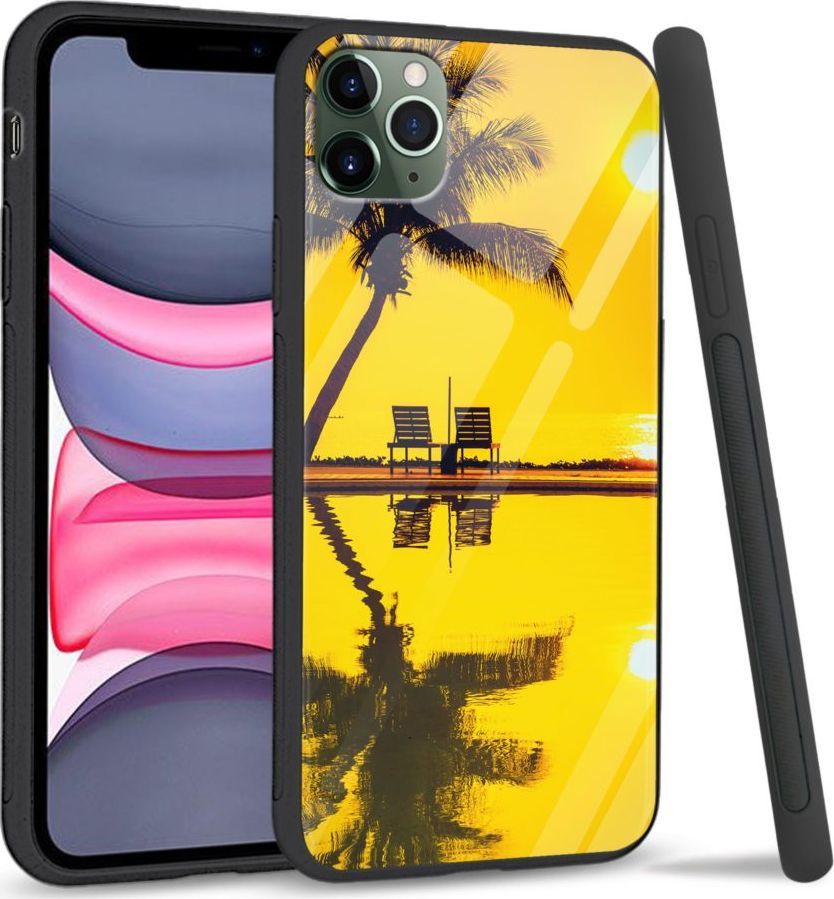 Super Fashion Etui na telefon Apple Iphone 11 Premium Case Yellow sunset 1