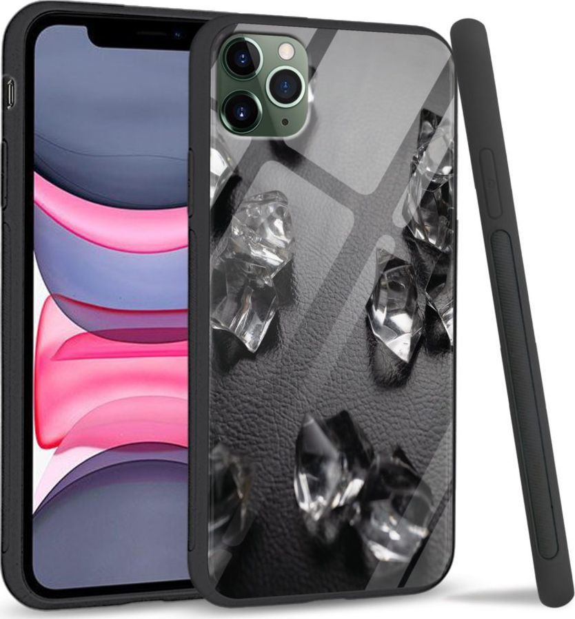 Super Fashion Etui na telefon Apple Iphone 11 Premium Case Glass Cube 1