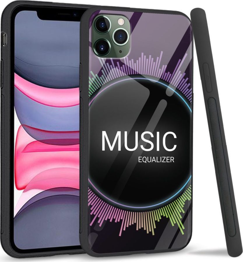 Super Fashion Etui na telefon Apple Iphone 11 Premium Case Music equalizer 1