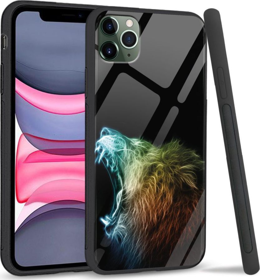 Super Fashion Etui na telefon Apple Iphone 11 Premium Case Roaring Lion 1