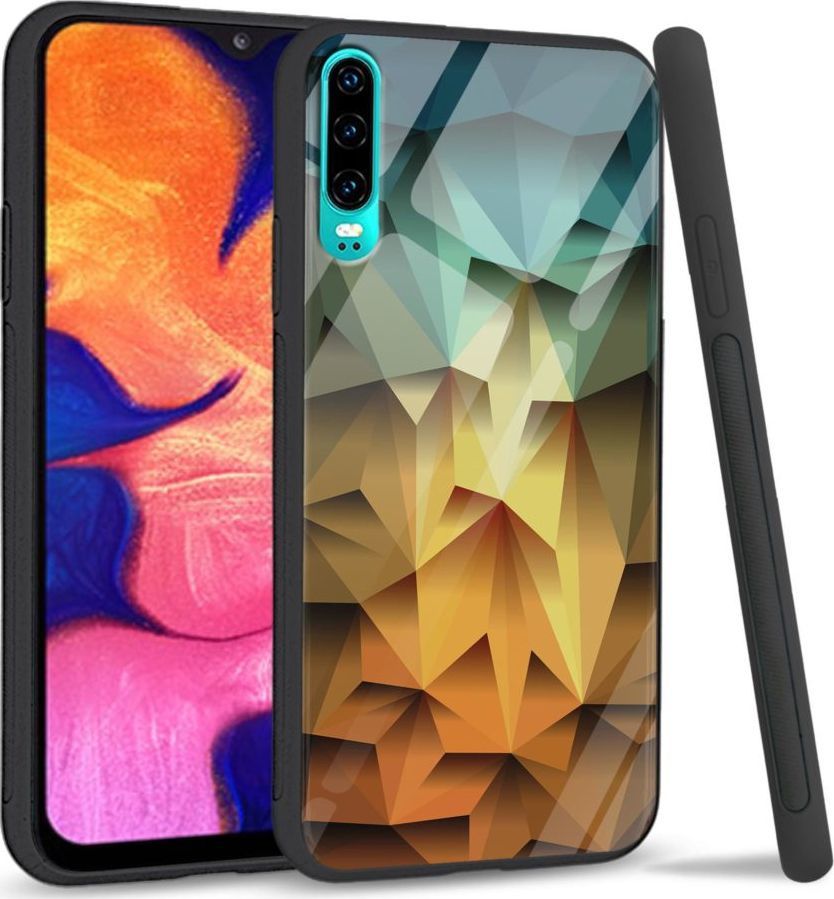 Super Fashion Etui na telefon Huawei P30 Premium Case Polygonal 1