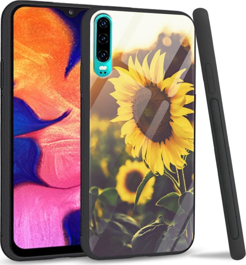 Super Fashion Etui na telefon Huawei P30 Premium Case Sunflower field 1