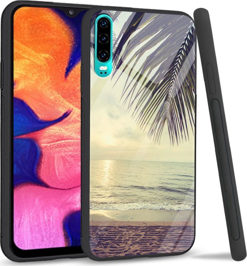 Super Fashion Etui na telefon Huawei P30 Premium Case Beach side 1