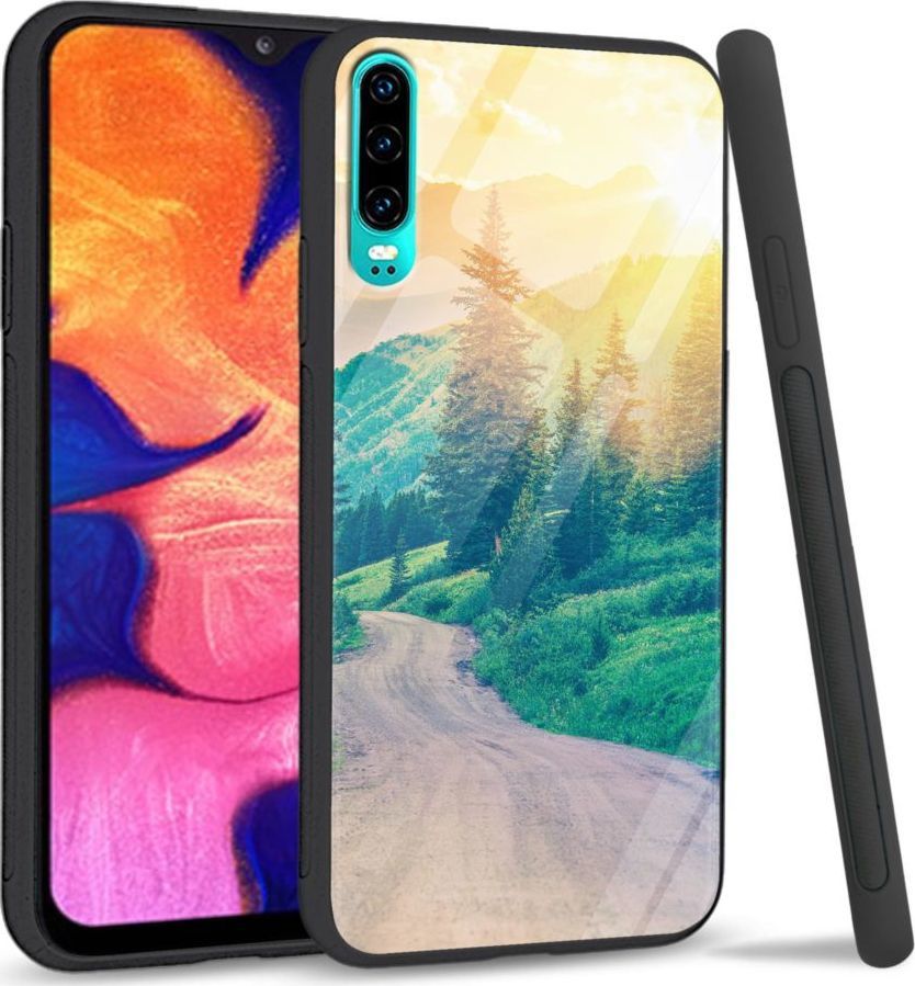 Super Fashion Etui na telefon Huawei P30 Premium Case Village roads 1