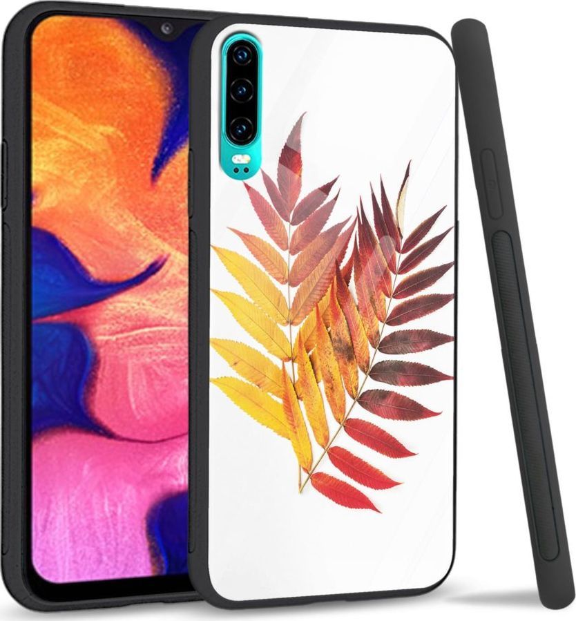 Super Fashion Etui na telefon Huawei P30 Premium Case Reddish yellow leaves 1