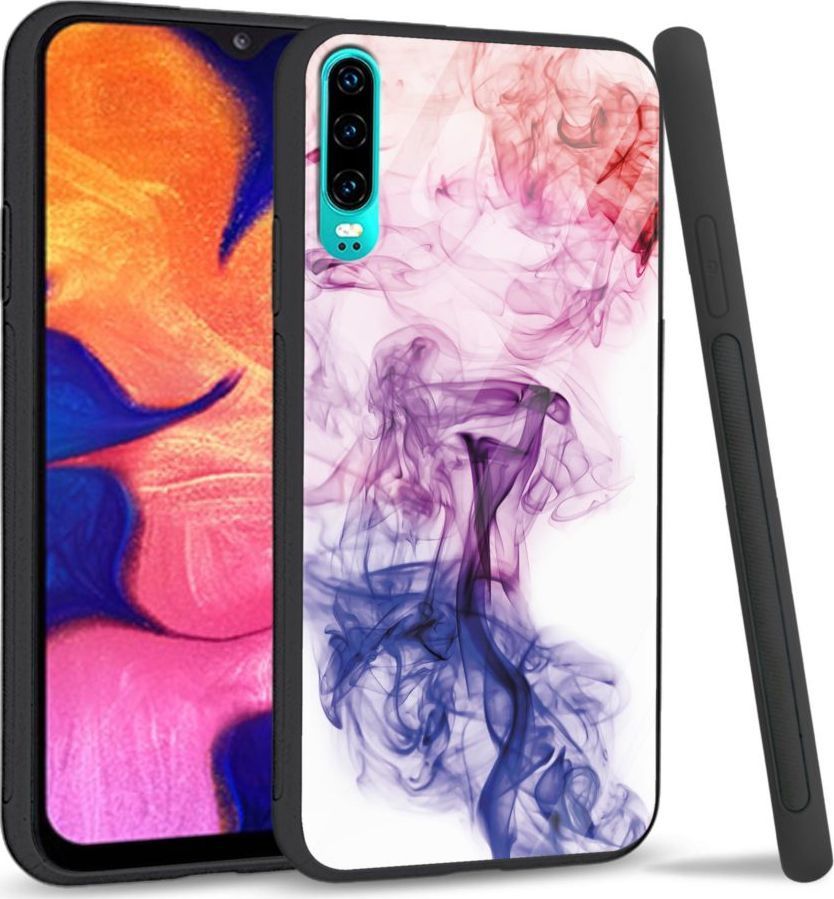 Super Fashion Etui na telefon Huawei P30 Premium Case Smoke abstract 1