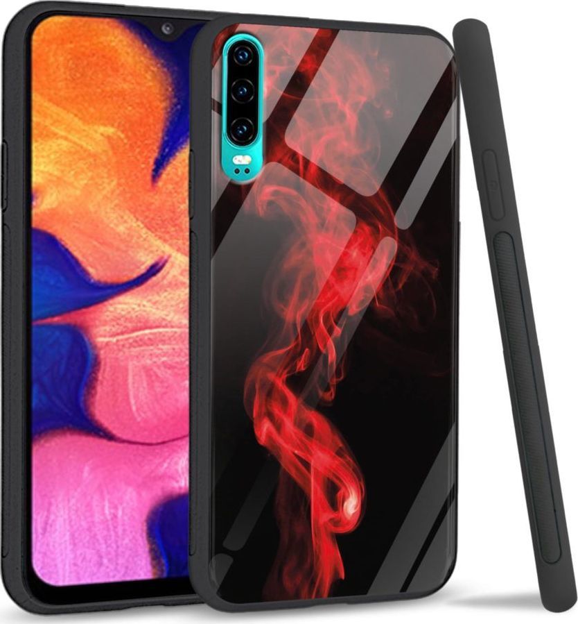 Super Fashion Etui na telefon Huawei P30 Premium Case Red smoke 1
