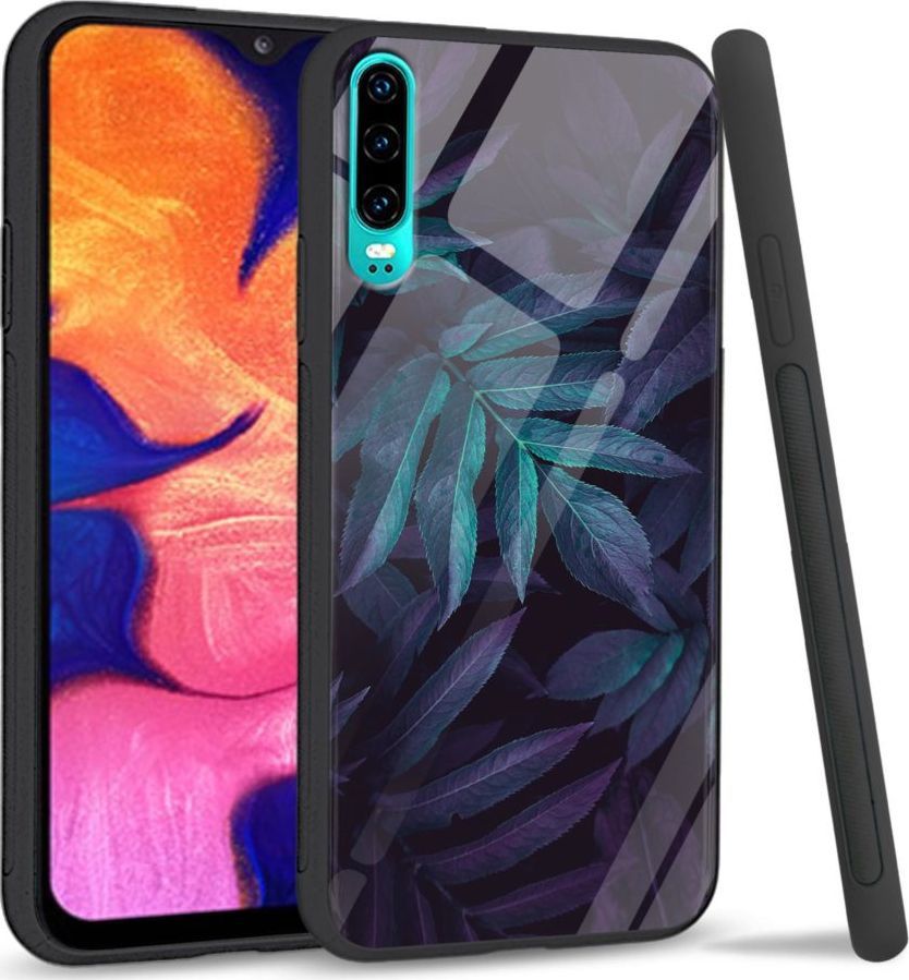 Super Fashion Etui na telefon Huawei P30 Premium Case Night leaves 1