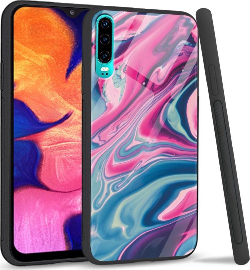 Super Fashion Etui na telefon Huawei P30 Premium Case Liquid Abstract 1