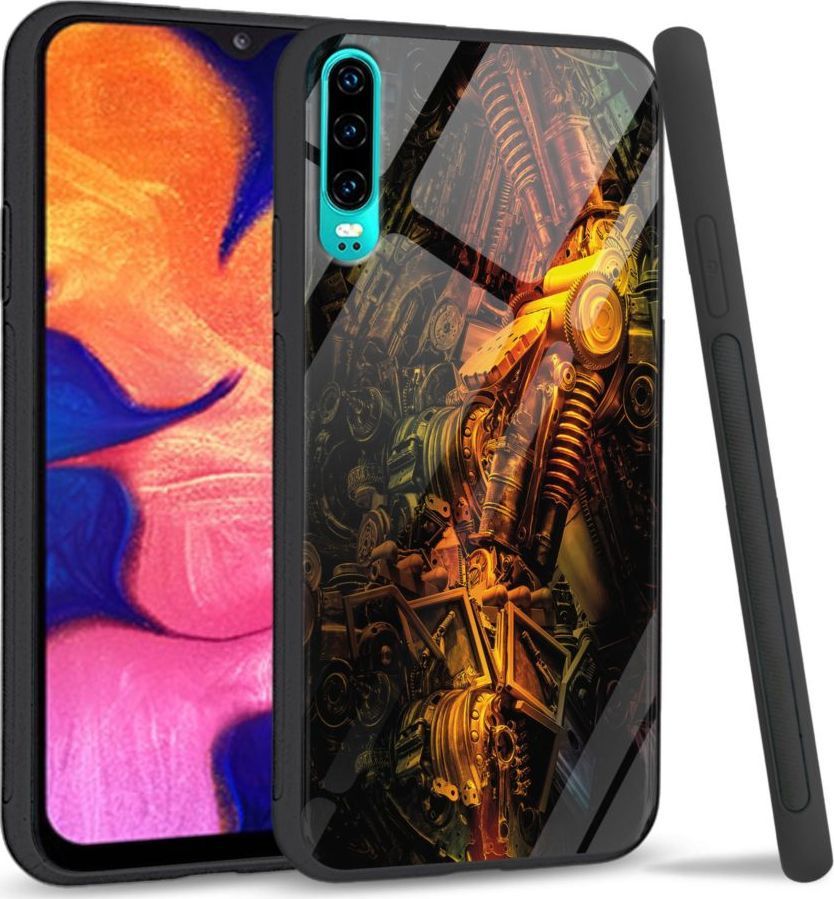 Super Fashion Etui na telefon Huawei P30 Premium Case Machine world 1