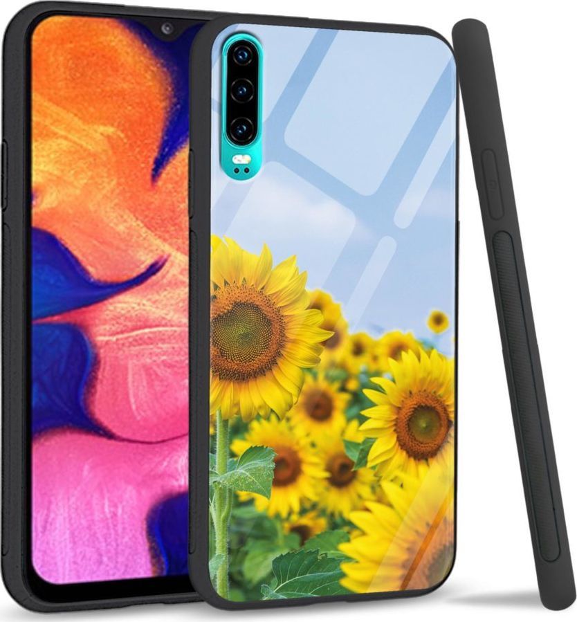Super Fashion Etui na telefon Huawei P30 Premium Case Sunflowers 1