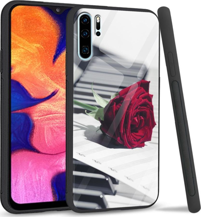 Super Fashion Etui na telefon Huawei P30 PRO Premium Case Rose Piano 1