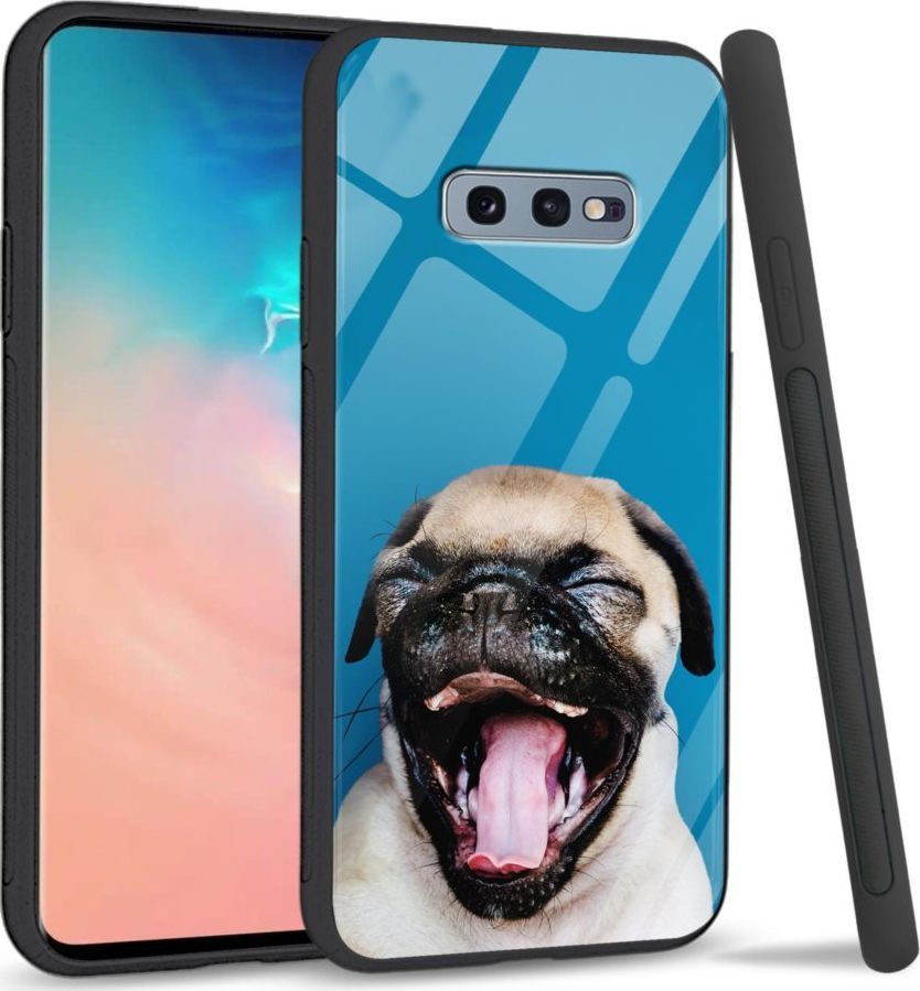 Super Fashion Etui na telefon Samsung Galaxy S10E Premium Case Pug 1