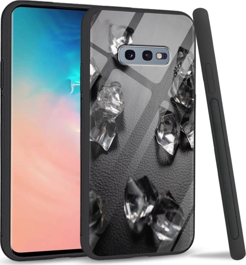 Super Fashion Etui na telefon Samsung Galaxy S10E Premium Case Glass Cube 1