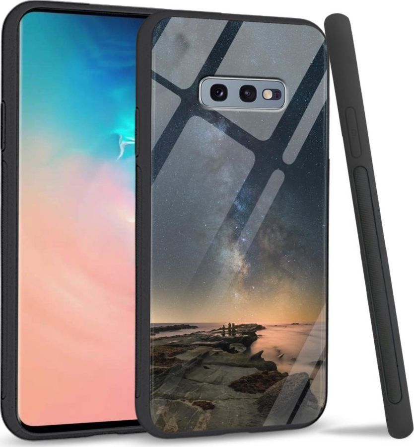 Super Fashion Etui na telefon Samsung Galaxy S10E Premium Case Stary night rocks 1