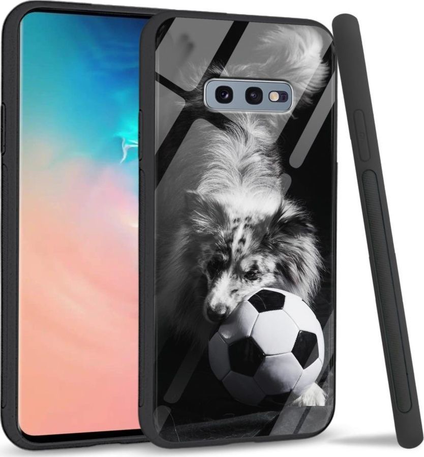 Super Fashion Etui na telefon Samsung Galaxy S10E Premium Case Dog with ball 1
