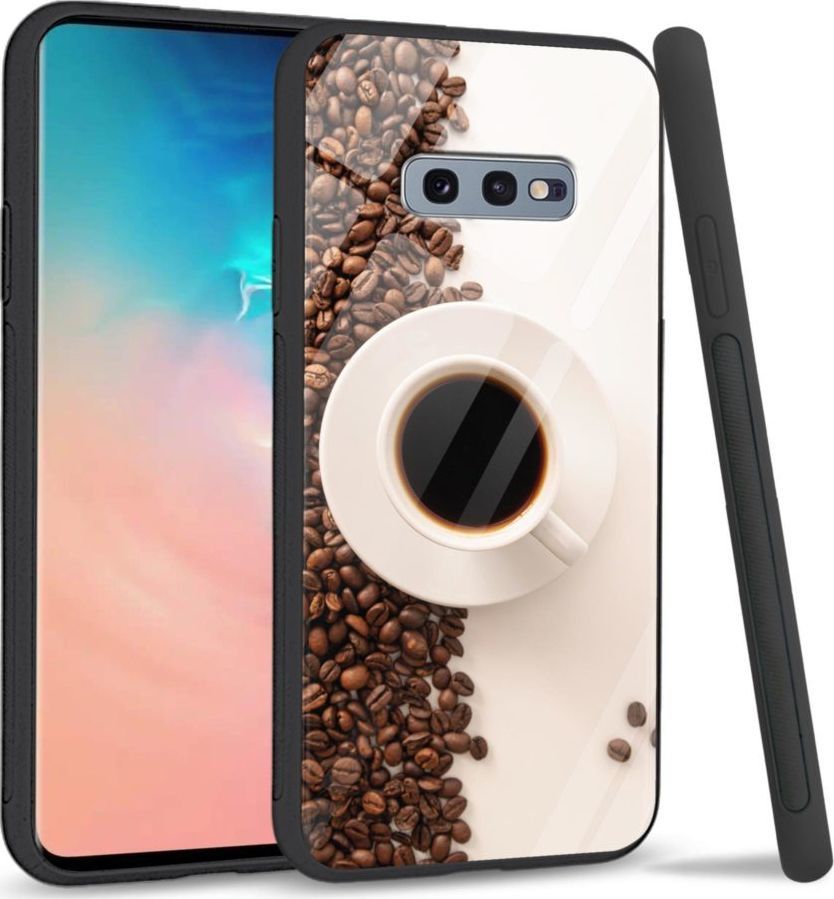 Super Fashion Etui na telefon Samsung Galaxy S10E Premium Case Coffee Cup 1