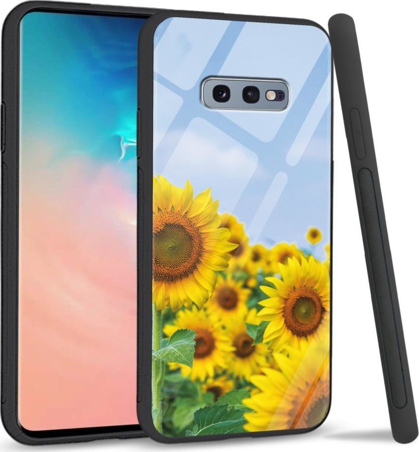 Super Fashion Etui na telefon Samsung Galaxy S10E Premium Case Sunflowers 1