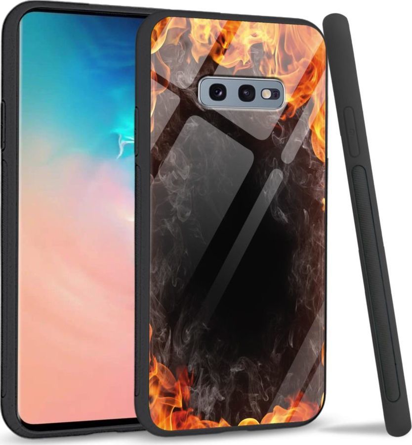 Super Fashion Etui na telefon Samsung Galaxy S10E Premium Case Hot Fire 1