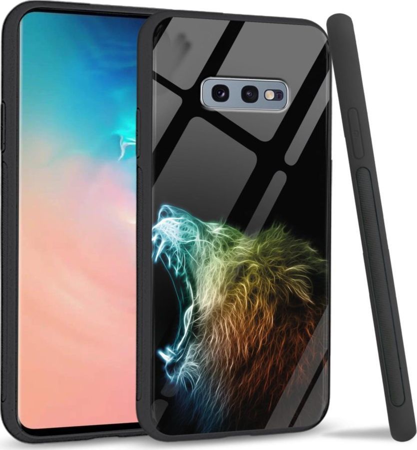 Super Fashion Etui na telefon Samsung Galaxy S10E Premium Case Roaring Lion 1