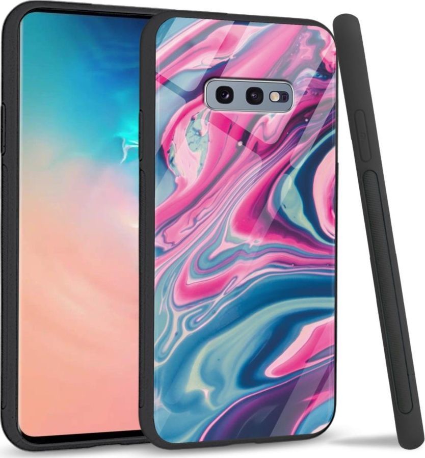 Super Fashion Etui na telefon Samsung Galaxy S10E Premium Case Liquid Abstract 1