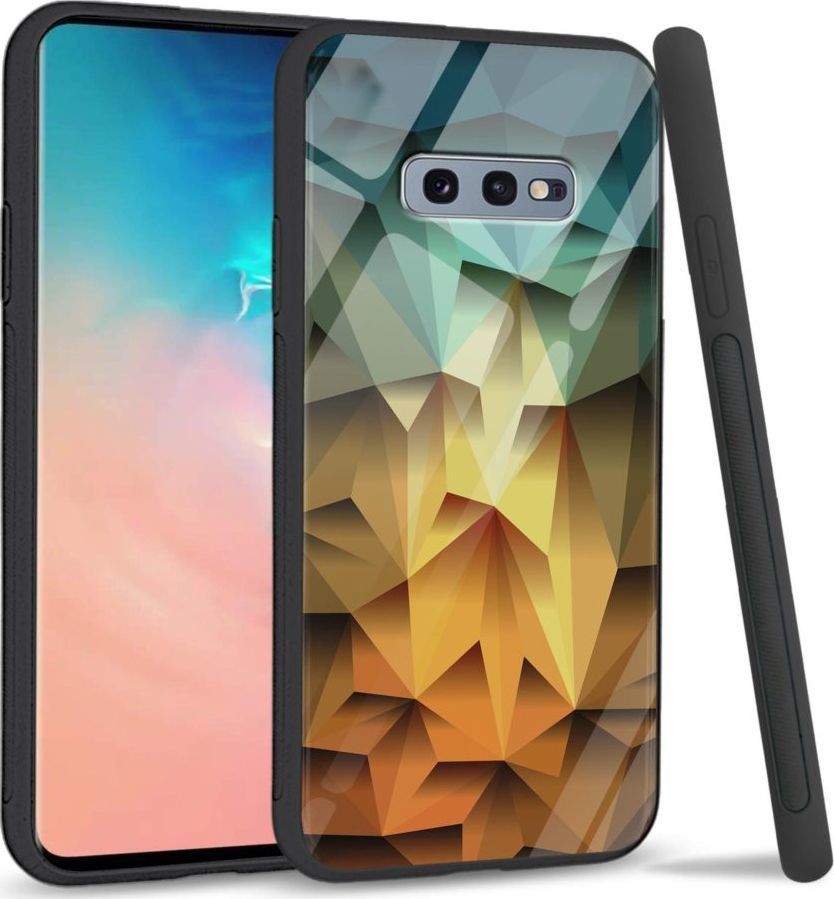 Super Fashion Etui na telefon Samsung Galaxy S10E Premium Case Polygonal 1