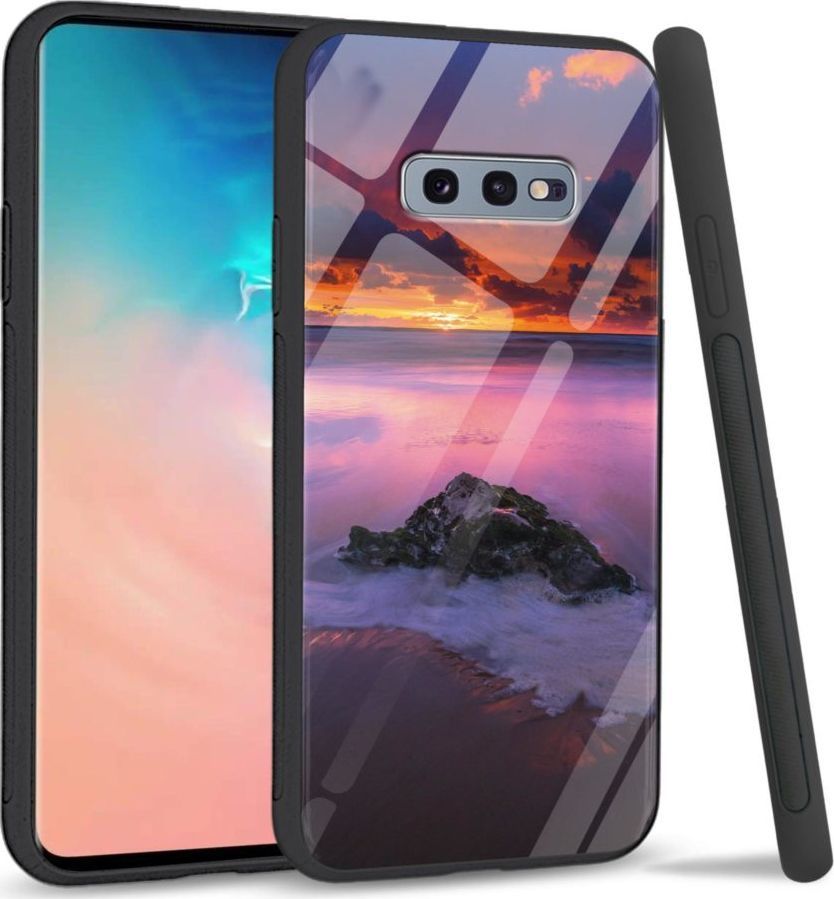 Super Fashion Etui na telefon Samsung Galaxy S10E Premium Case Sunset beach 1