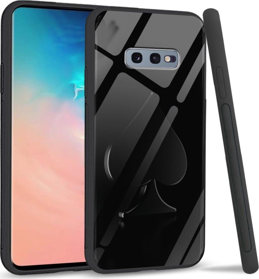 Super Fashion Etui na telefon Samsung Galaxy S10E Premium Case Black spade 1