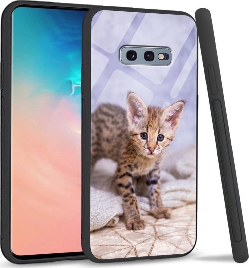 Super Fashion Etui na telefon Samsung Galaxy S10E Premium Case Baby kitty 1