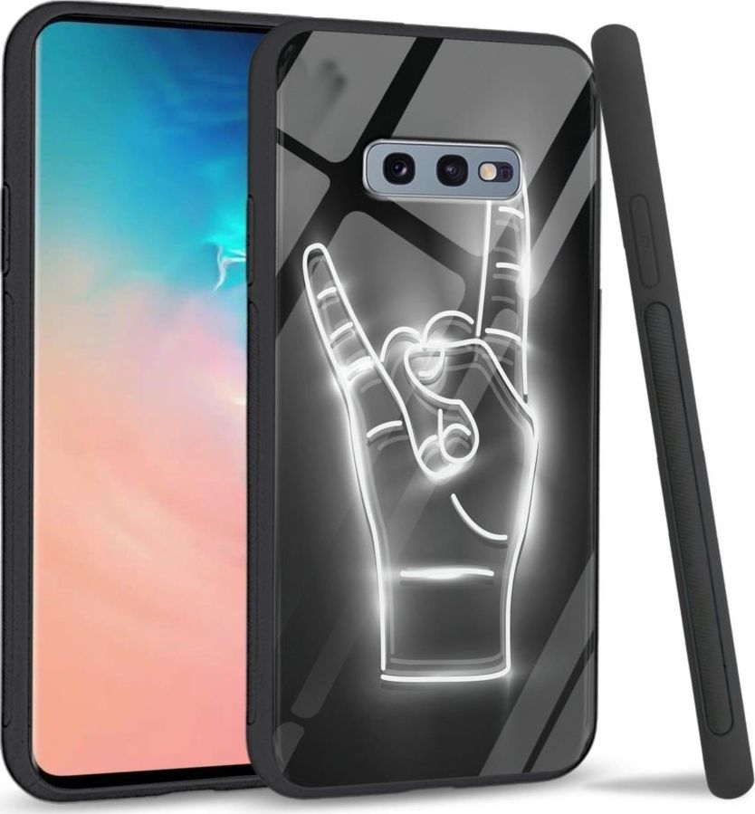 Super Fashion Etui na telefon Samsung Galaxy S10E Premium Case We Rock 1