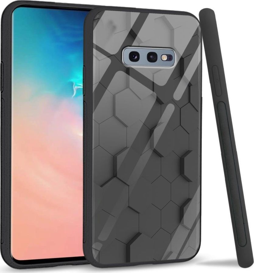 Super Fashion Etui na telefon Samsung Galaxy S10E Premium Case Honeycomb Pattern 1
