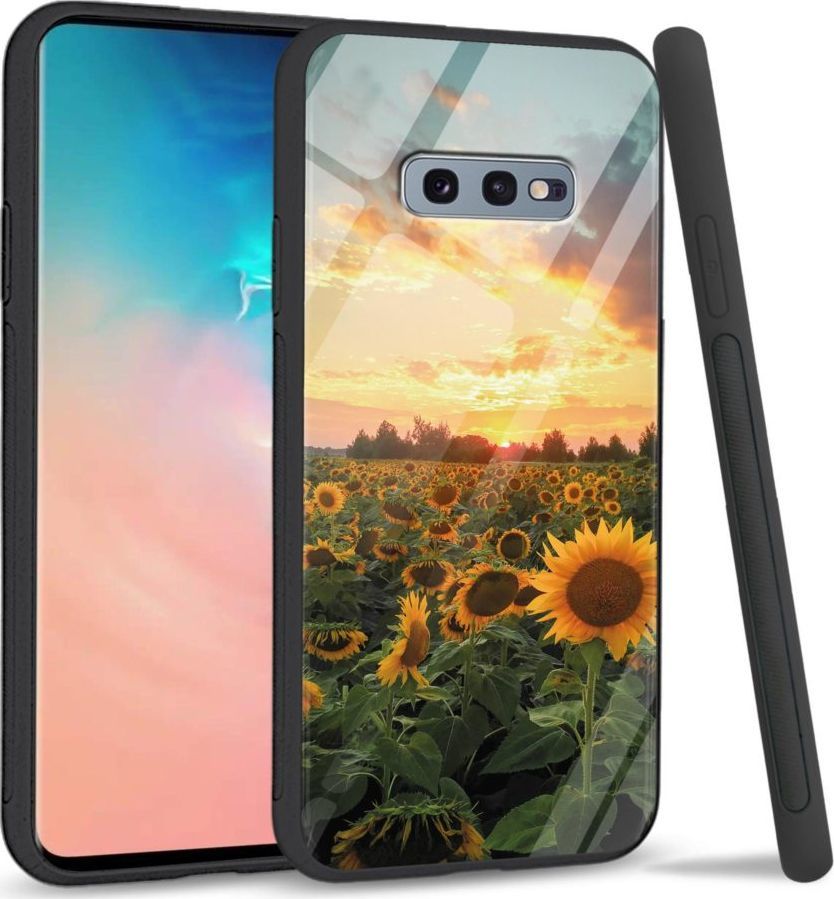 Super Fashion Etui na telefon Samsung Galaxy S10E Premium Case Sunflower Garden 1