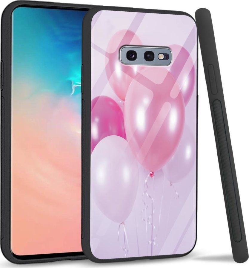 Super Fashion Etui na telefon Samsung Galaxy S10E Premium Case Pink Balloons 1