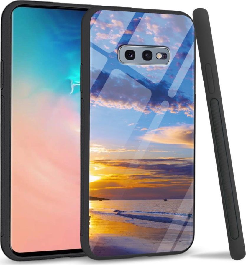 Super Fashion Etui na telefon Samsung Galaxy S10E Premium Case Beach sky 1