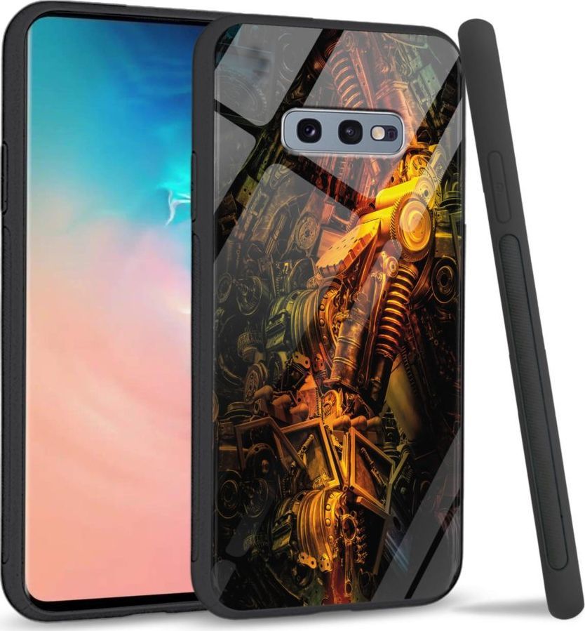 Super Fashion Etui na telefon Samsung Galaxy S10E Premium Case Machine world 1
