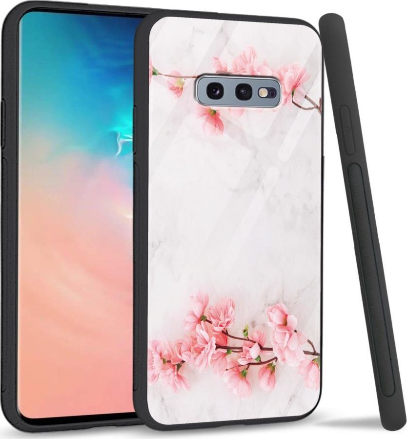 Super Fashion Etui na telefon Samsung Galaxy S10E Premium Case Due flowers 1