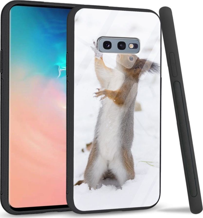 Super Fashion Etui na telefon Samsung Galaxy S10E Premium Case Snow squirrel 1