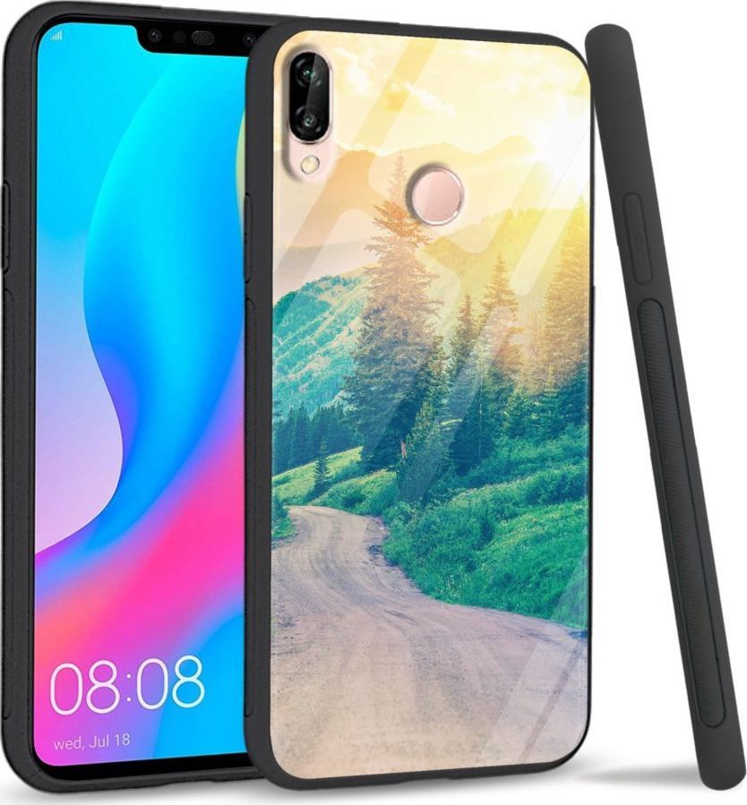 Super Fashion Etui na telefon Huawei P20 Lite 2019 Premium Case Village roads 1