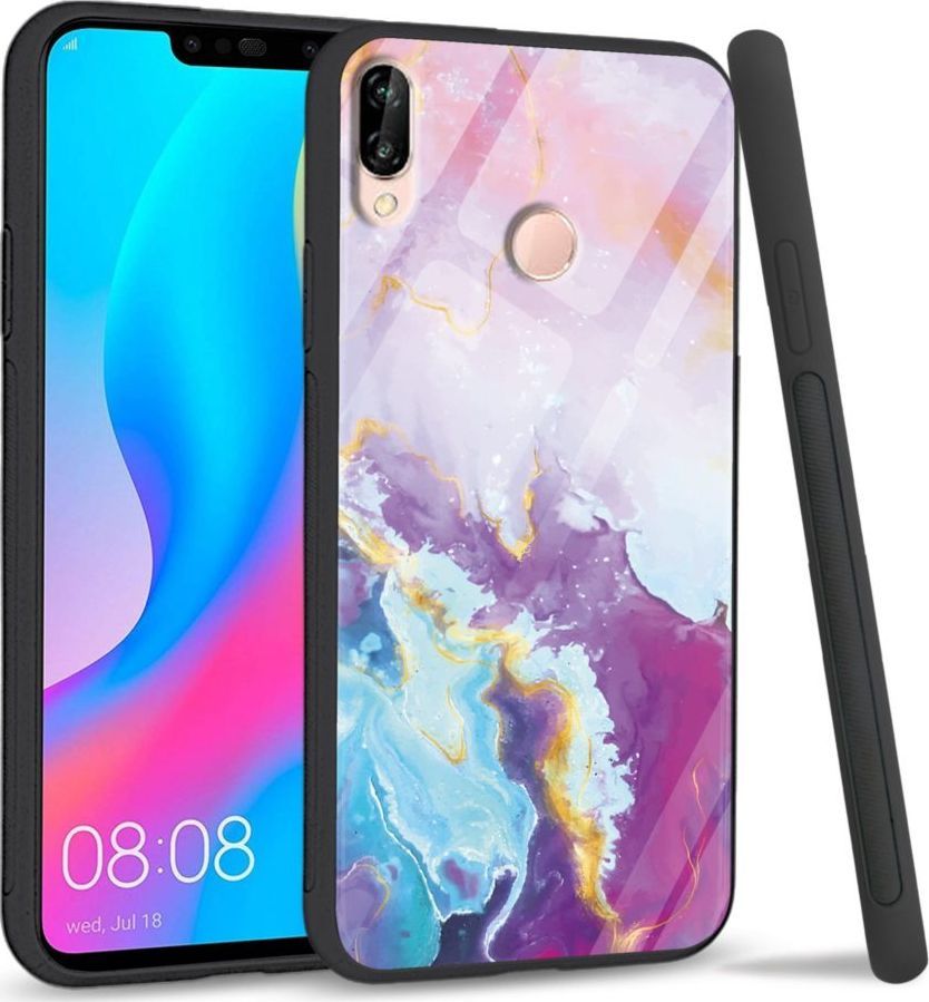 Super Fashion Etui na telefon Huawei P20 Lite 2019 Premium Case Beautiful abstract 1