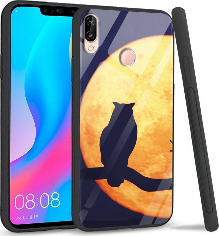 Super Fashion Etui na telefon Huawei P20 Lite 2019 Premium Case Night Owl 1