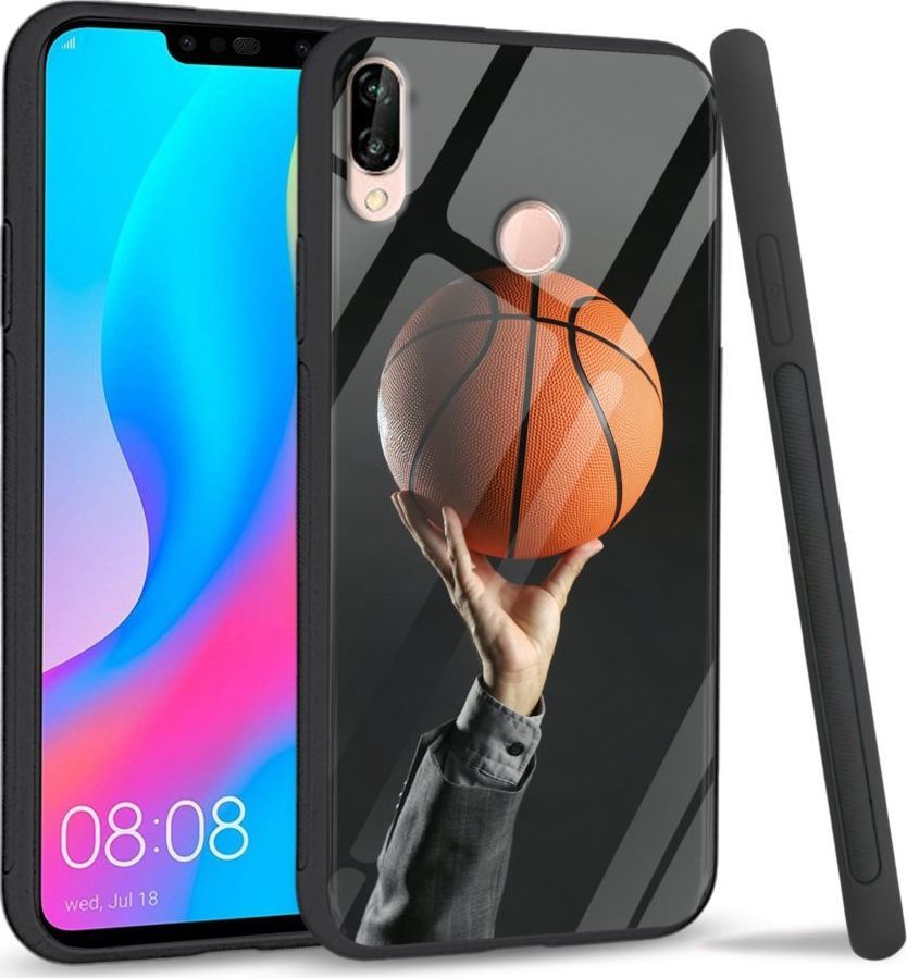 Super Fashion Etui na telefon Huawei P20 Lite 2019 Premium Case Basketball 1
