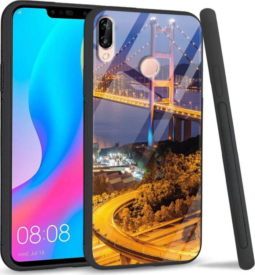 Super Fashion Etui na telefon Huawei P20 Lite 2019 Premium Case Bridges 1