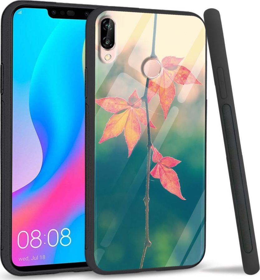 Super Fashion Etui na telefon Huawei P20 Lite 2019 Premium Case Autumn Leaves 1