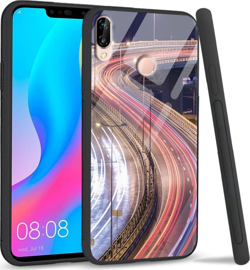 Super Fashion Etui na telefon Huawei P20 Lite 2019 Premium Case Night Lights 1