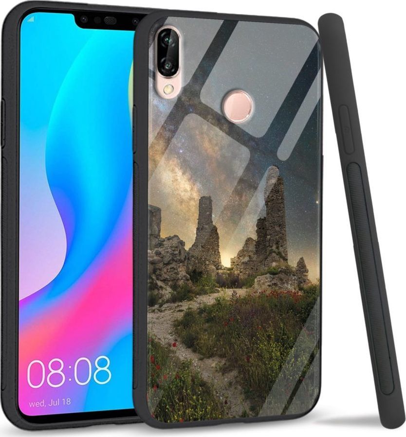 Super Fashion Etui na telefon Huawei P20 Lite 2019 Premium Case Stone Path 1