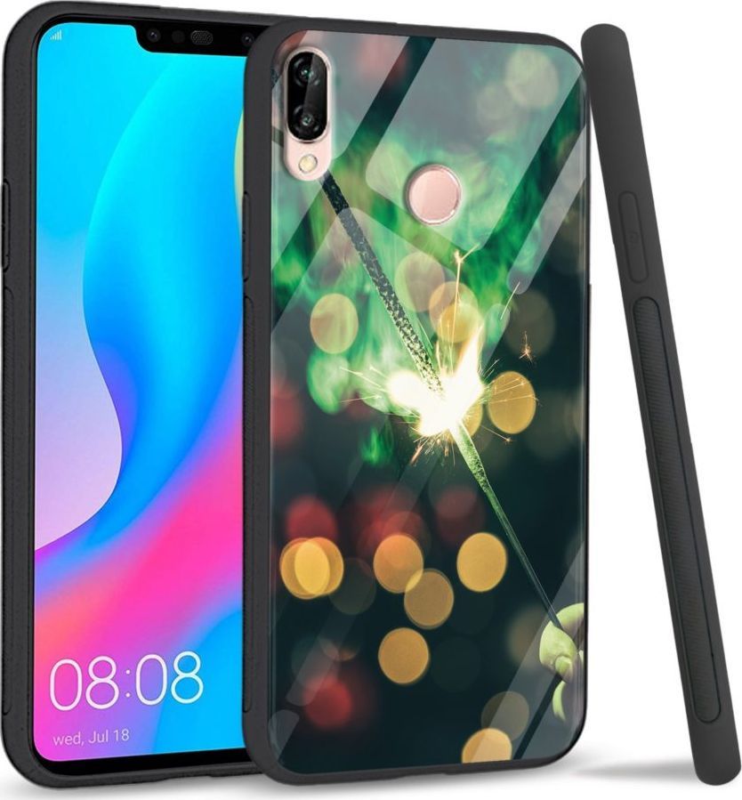 Super Fashion Etui na telefon Huawei P20 Lite 2019 Premium Case Firework 1