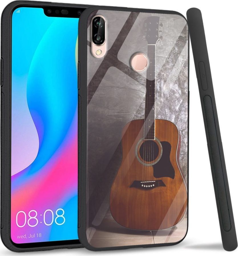 Super Fashion Etui na telefon Huawei P20 Lite 2019 Premium Case Guitar 1